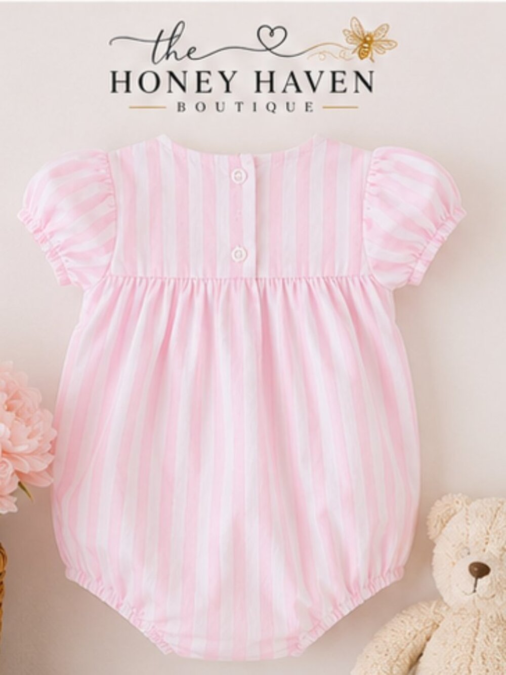 Sweet Little Sunshine Bubble Romper 🌸 - Picture 2 of 6